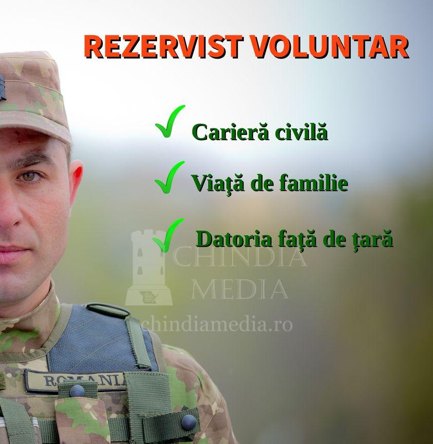 You are currently viewing MApN: Rezervist voluntar în Armata României