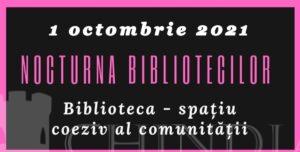 Read more about the article BIBLIOTECA JUDEŢENA DÂMBOVIŢA VA INVITA LA „Nocturna bibliotecilor: Biblioteca – spaţiu coeziv al comunităţii”.