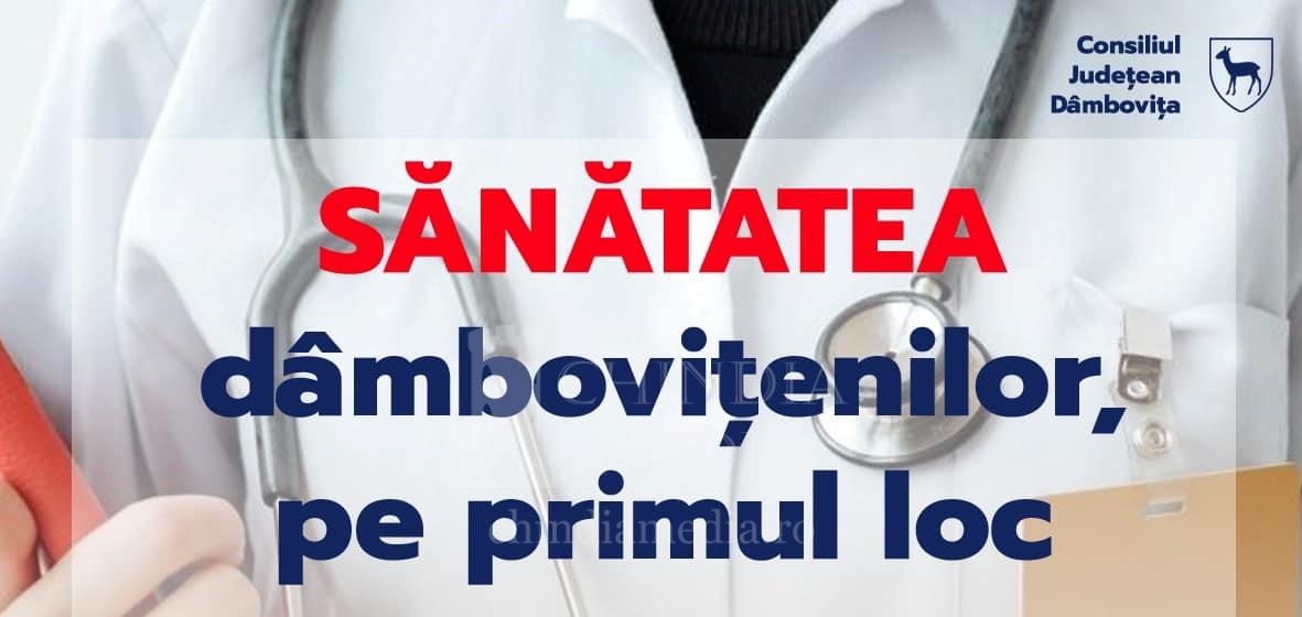 You are currently viewing CJ DAMBOVITA: „Sănătate pentru Dâmbovița”-concurs pentru ocuparea a 21 de posturi de medici specialiști