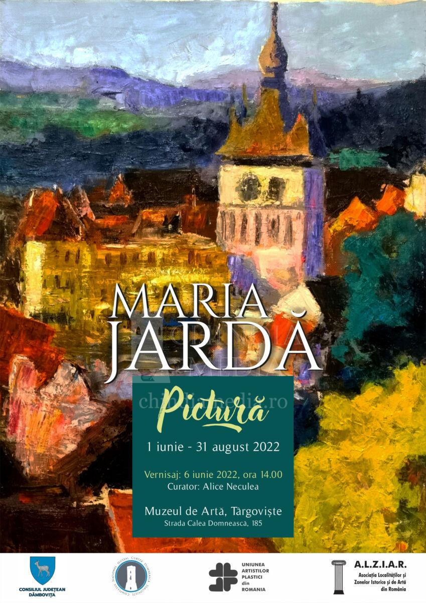 You are currently viewing CJ DAMBOVITA: Se deschide expoziţia de pictură a artistei Maria Jardă