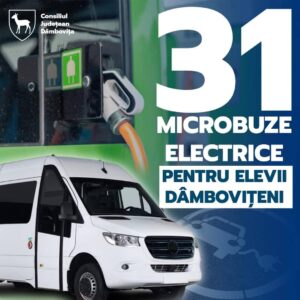 Read more about the article CJ DÂMBOVIȚA: Microbuze electrice pentru transportul elevilor navetiști din județul Dâmbovița