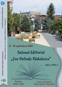 Read more about the article BIBLIOTECA JUDEȚEANĂ DÂMBOVIȚA: În perioada 8-10 septembrie 2023 are loc  a XXII-a ediţie a Salonului Editorial „Ion Heliade Rădulescu”.