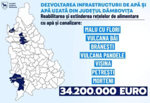 Read more about the article CJ DÂMBOVIȚA: Au fost semnate contractele de reabilitare și extindere a rețelelor de alimentare cu apă și canalizare pentru 7 comune dâmbovițene