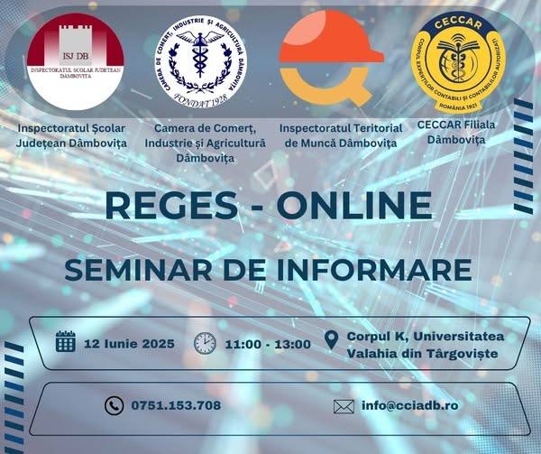 You are currently viewing SEMINAR PE TEMA IMPLEMENTĂRII REGES – ONLINE, PE 12 IUNIE, ÎN CORPUL K AL UNIVERSITATII VALAHIA