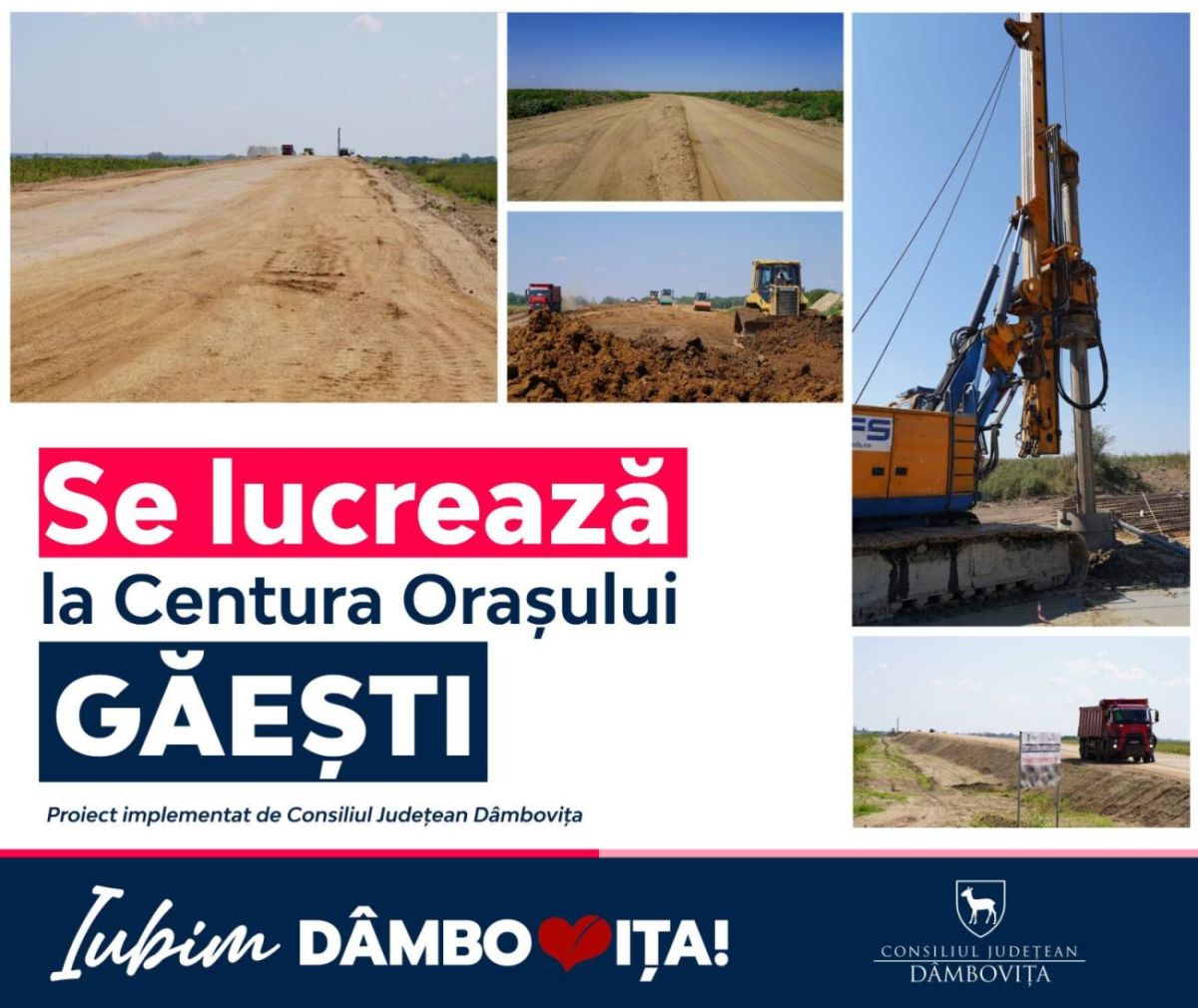 You are currently viewing CORNELIU STEFAN: Lucrările la Centura Orașului Găești sunt în plină desfășurare