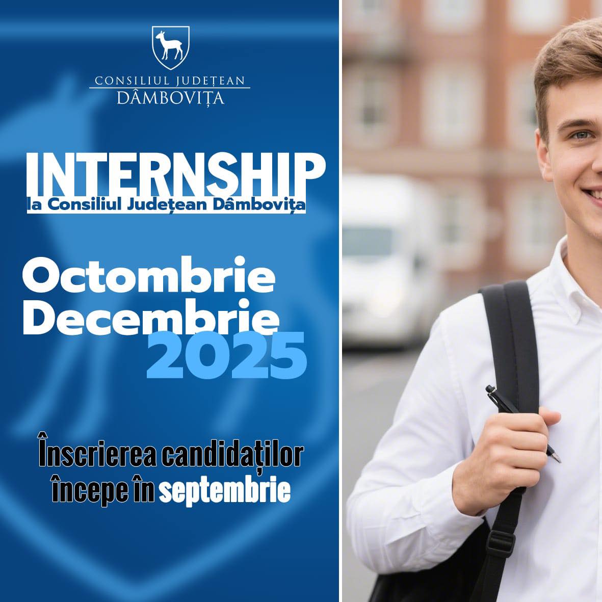 You are currently viewing O NOUĂ SESIUNE DE  INTERNSHIP LA CONSILIULUI JUDEȚEAN DÂMBOVIȚA