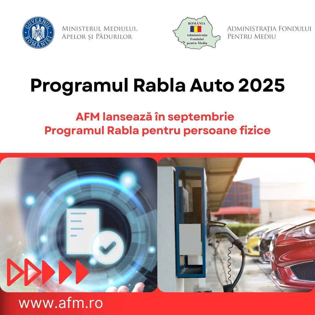 You are currently viewing AFM: Programul Rabla 2025 pentru persoane fizice începe în septembrie