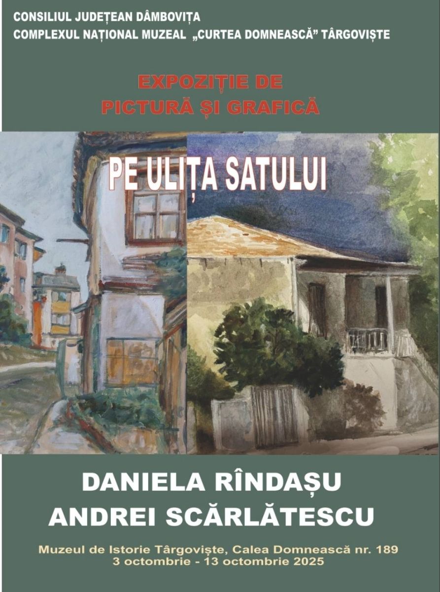 You are currently viewing „Pe ulița satului”, o nouă expoziție organizată la Muzeul de Istorie din Târgoviște