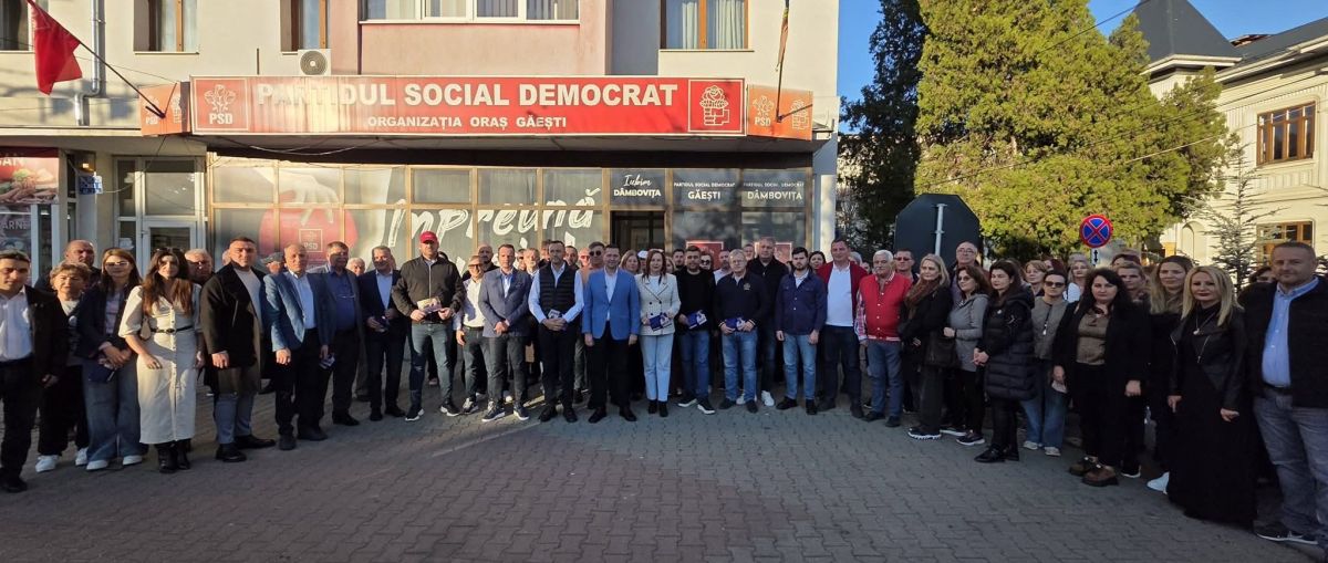 You are currently viewing LIDERII PSD DÂMBOVIȚA AU FOST ALĂTURI DE ALEXANDRU IORGA, CANDIDATUL PSD PENTRU FUNCȚIA DE PRIMAR AL GĂEȘTIULUI