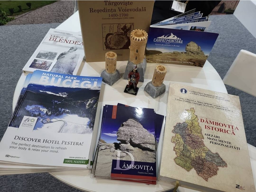 You are currently viewing Obiectivele turistice dâmbovițene, promovate la Târgul de Turism al României, ediția de toamnă 2025