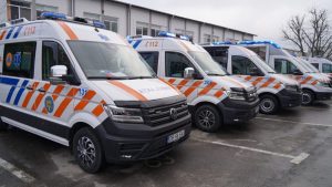 Read more about the article SERVICIUL DE AMBULANȚĂ DÂMBOVIȚA A PRIMIT ÎNCĂ 7 AMBULANȚE NOI