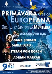Read more about the article CJ DÂMBOVIȚA: Concertul „Primăvara Clasică Europeană”, va avea loc în data de 9 mai