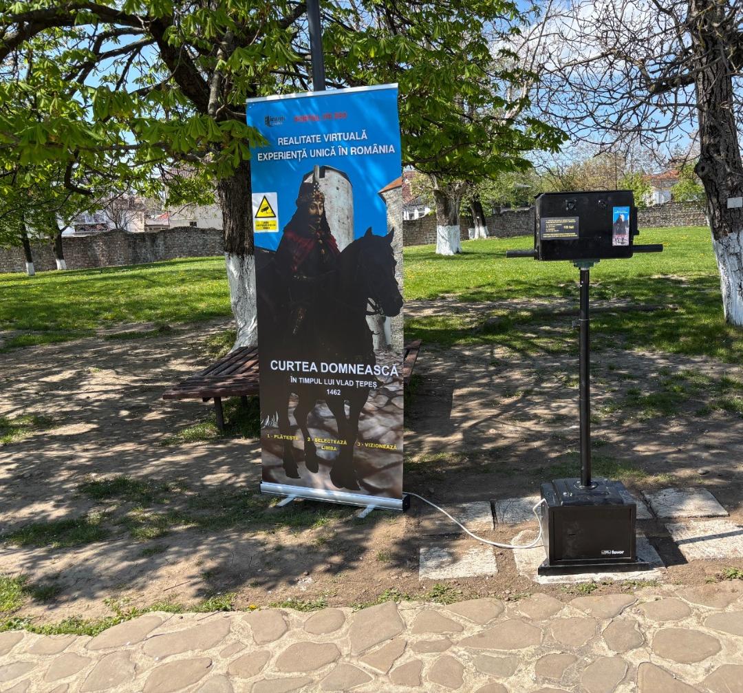 You are currently viewing C.J. DÂMBOVIȚA: O nouă experiență culturală la Curtea Domnească din Târgoviște: „Portal VR 360”
