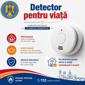 Read more about the article ISU DAMBOVITA: Campania „Detector pentru viață” se derulează și în județul Dâmbovița