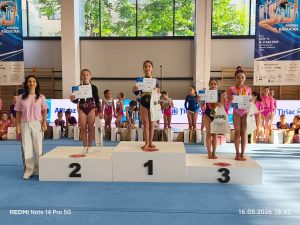 Read more about the article 13 sportive ale clubului ACS Phoenix Gymnastics Târgoviște au reprezentat Târgoviștea la cea de-a 14-a ediție a Cupei Andreea Răducan – Bârlad.