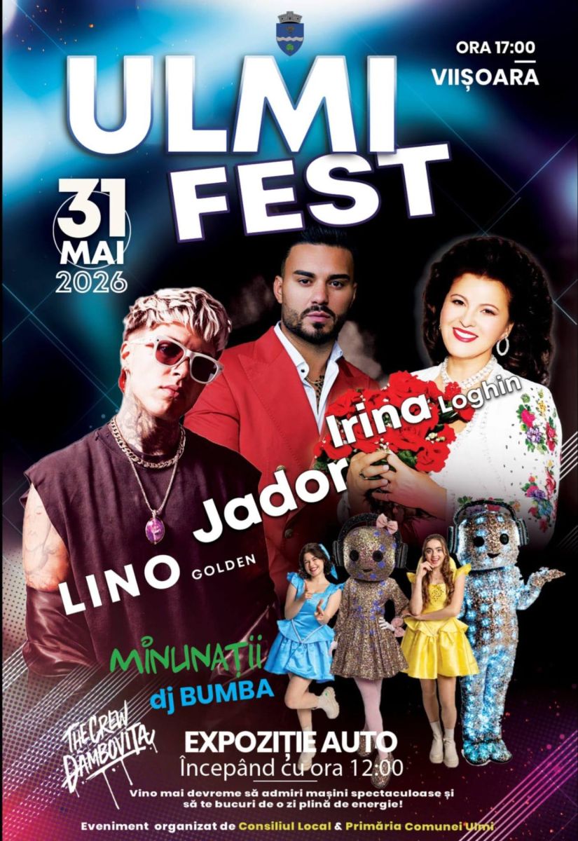 You are currently viewing PRIMĂRIA ULMI: Ziua Comunei Ulmi, “ULMI FEST 2026”