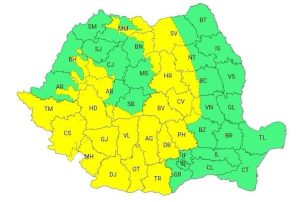Read more about the article METEO: ATENȚIONARE METEOROLOGICĂ COD GALBEN DE INSTABILITATE ATMOSFERICA