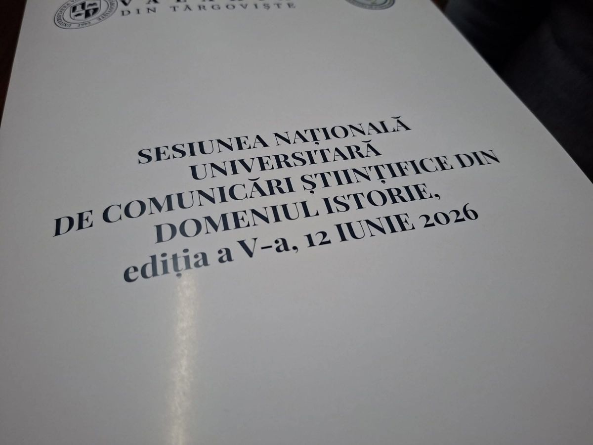 You are currently viewing Sesiune de comunicări științifice dedicată cercetării istorice și patrimoniului cultural la Universitatea „Valahia” din Târgoviște
