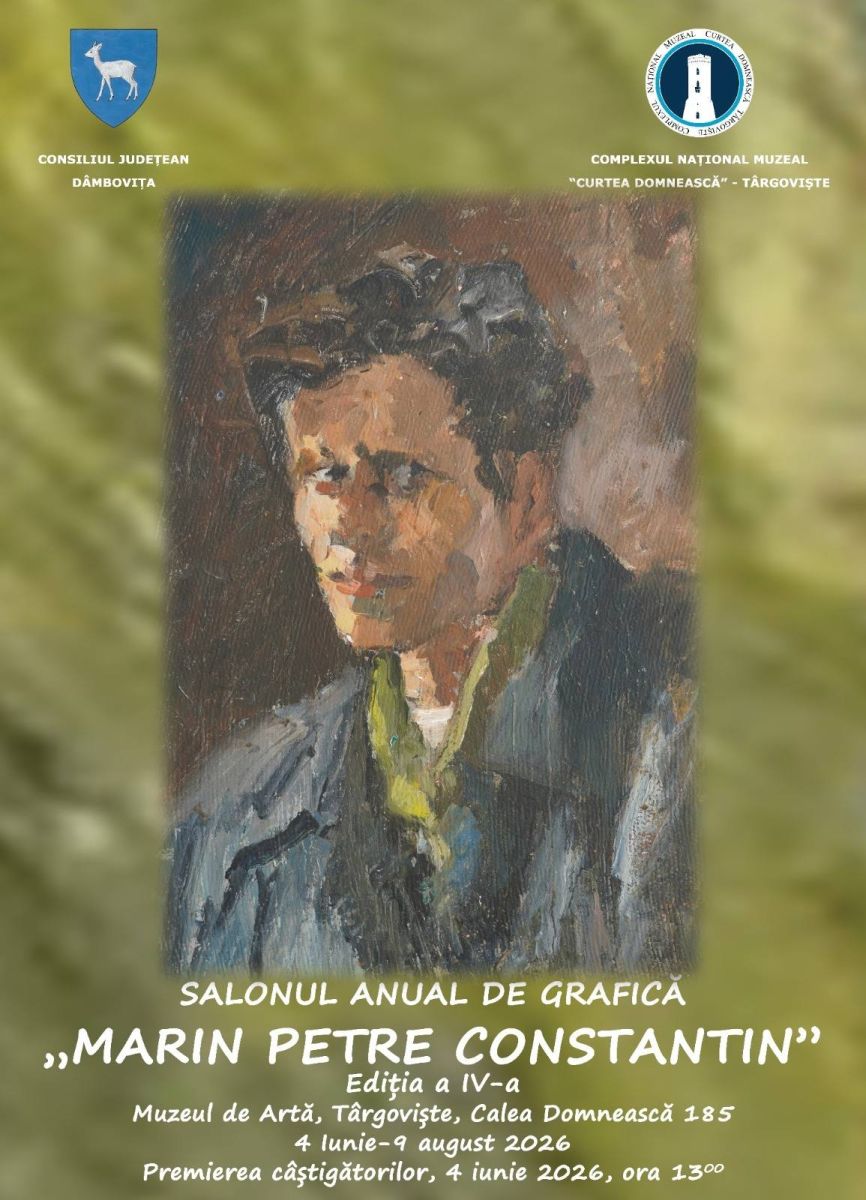 You are currently viewing Deschiderea expoziției și premierea câștigătorilor Salonului Anual de Grafică  „Marin Petre Constantin”, ediția a IV-a, Târgoviște, 2026