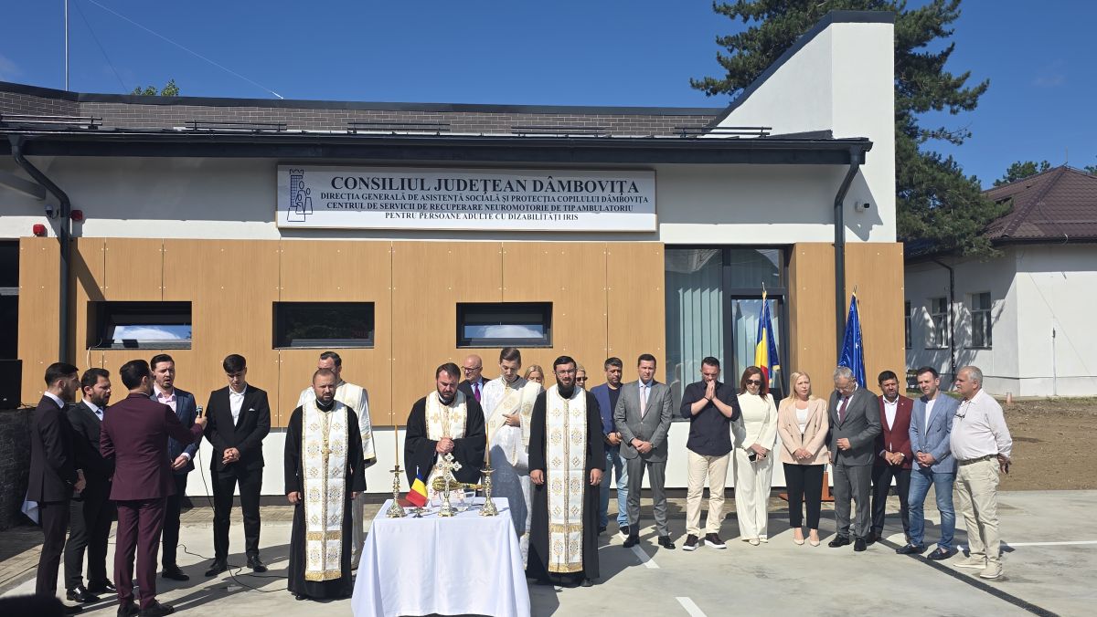 You are currently viewing Inaugurarea Centrului de Recuperare Neuromotorie pentru persoane adulte cu dizabilități din Târgoviște, Priseaca.