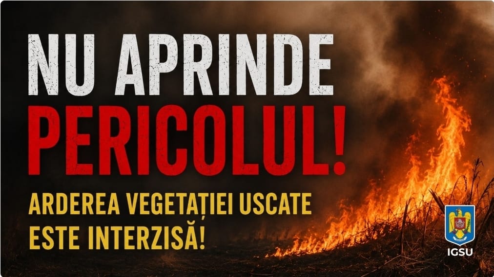 You are currently viewing ISU DÂMBOVIȚA: AMENZI INTRE 7.500 ȘI 15.000 LEI PENTRU INCENDIILE DE VEGETAȚIE