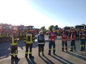 Read more about the article POMPIERII:  Pompierii români sunt pregătiți să intervină în Grecia. Prima zi operațională pentru modulul specializat în stingerea incendiilor de pădure