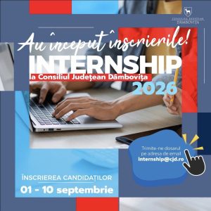 Read more about the article Consiliul Județean Dâmbovița revine cu un nou program Internship 2026