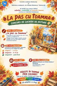 Read more about the article Biblioteca Județeană Dâmbovița –”Concursul de pictură „La pas cu toamna!”
