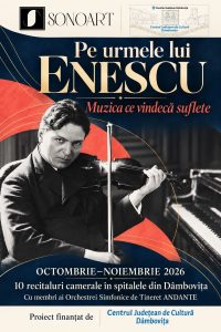 Read more about the article SONOART: „Pe urmele lui Enescu – muzica ce vindecă suflete”: muzica clasică ajunge în spitalele din Dâmbovița